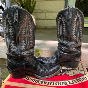 Black Justin Mens boots